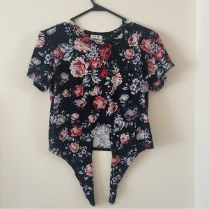 Heart & Hips Rose Print Top